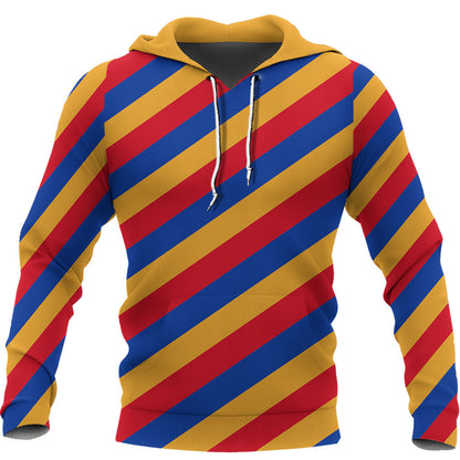 Clothing Armenia Pattern Flag Hoodie