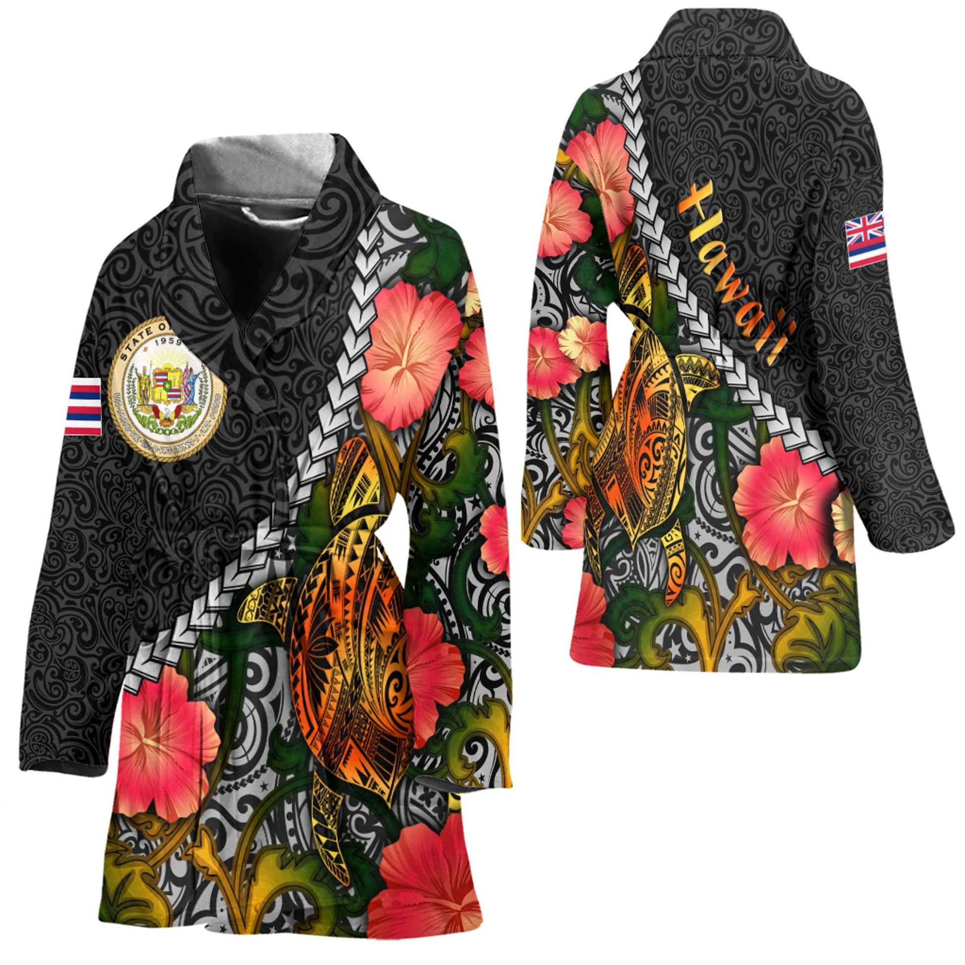 Haiti Special Grunge Flag Pullover Hoodie