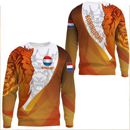 Clothing Lion Crown Koningsdag Sweatshirts