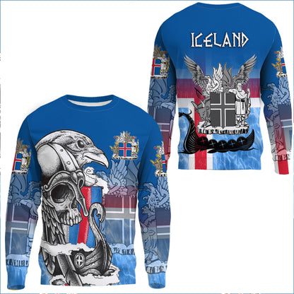 Clothing Iceland Raven Drakkar and Skull Sweatshirts