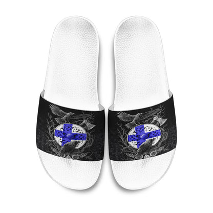 Slide Sandals Finland Raven Odin Viking Country Slide Sandals