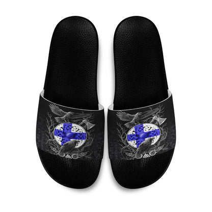Slide Sandals Finland Raven Odin Viking Country Slide Sandals