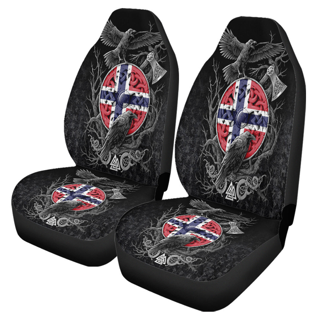 Car Seat Covers Norway Raven Odin Viking Country Car Seat Covers