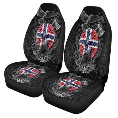 Car Seat Covers Norway Raven Odin Viking Country Car Seat Covers