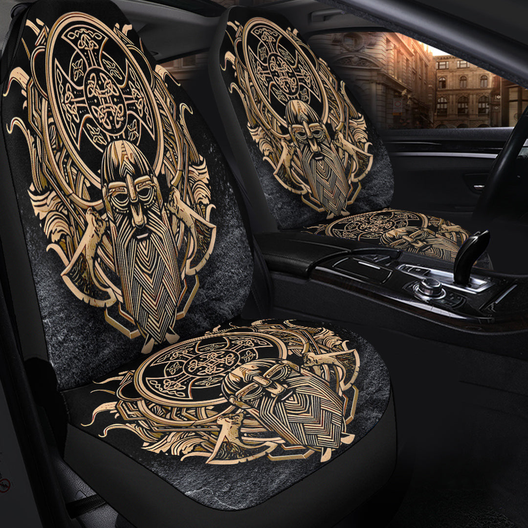 Car Seat Covers Celtic Odin Axe Viking Car Seat Covers