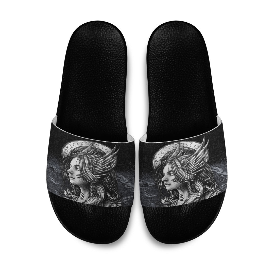 Slide Sandals Valkyries Sad Viking Slide Sandals
