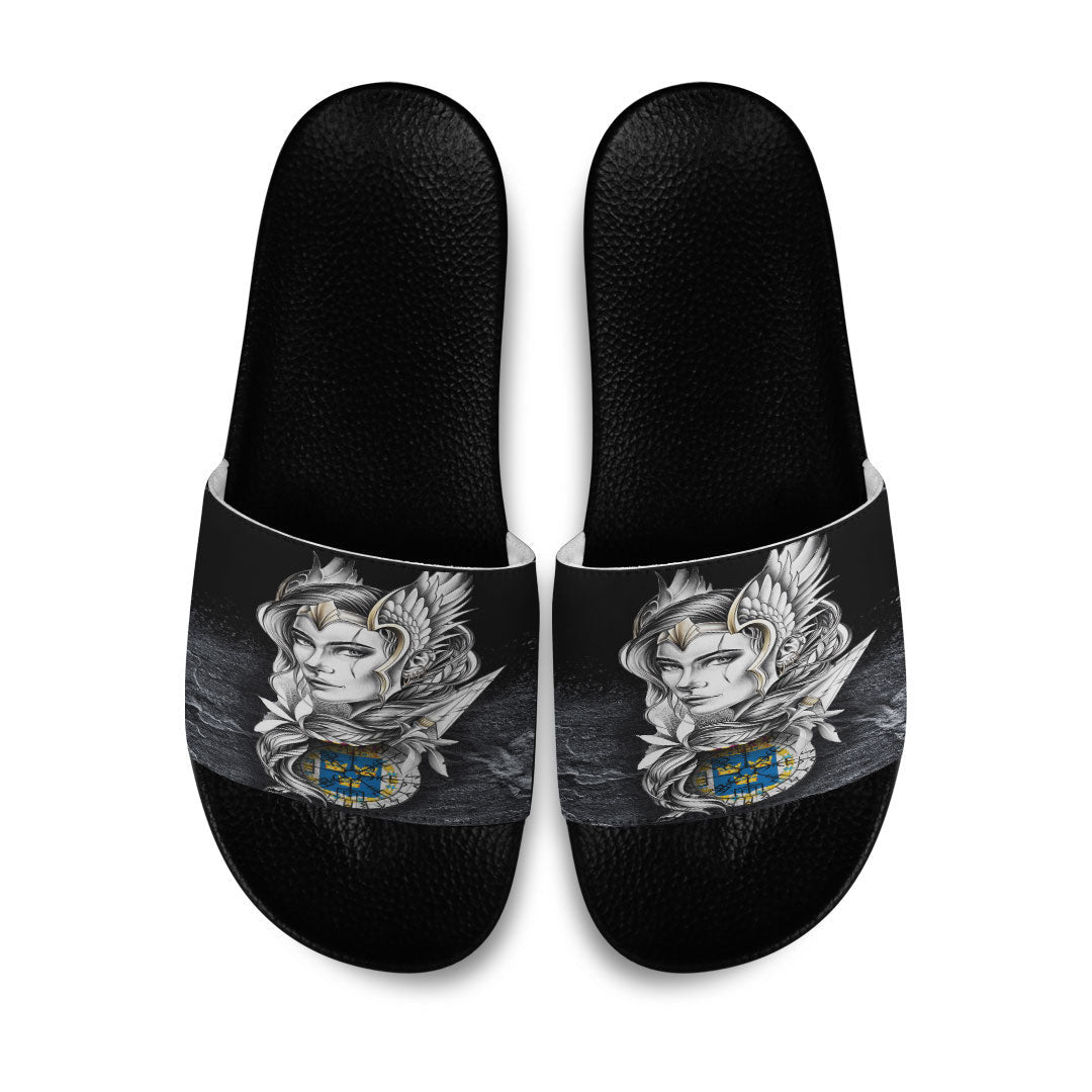Slide Sandals Valkyries Sweden Viking Country Slide Sandals