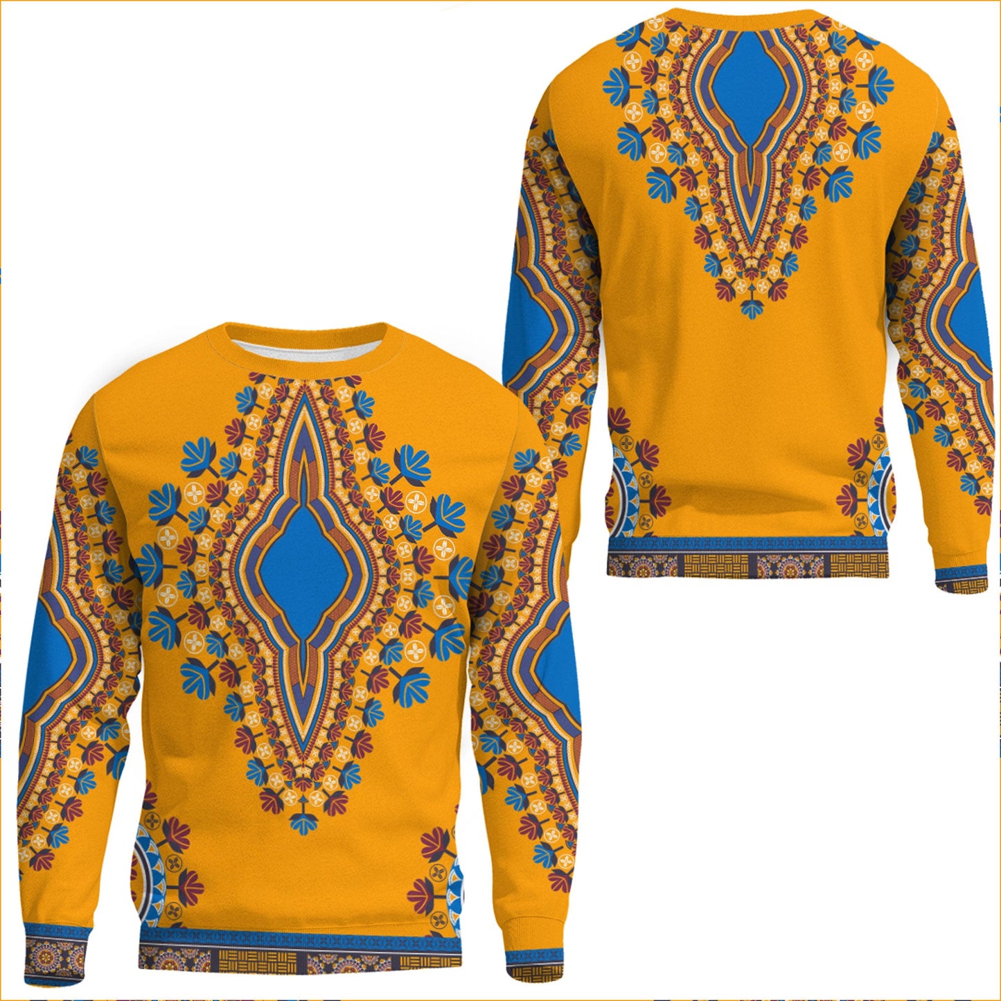 Clothing Neck Africa Dashiki Sweatshirts