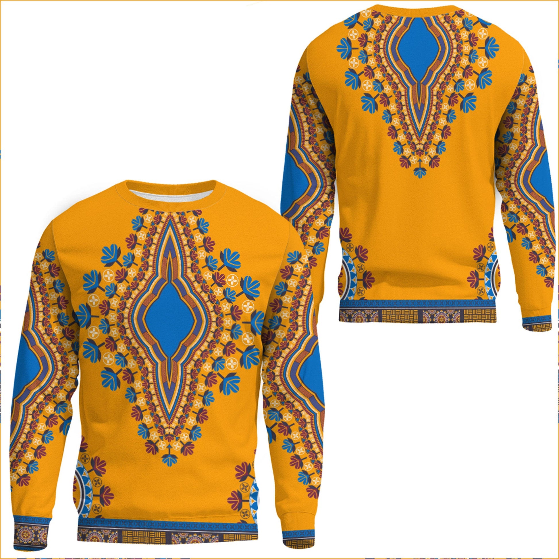 Clothing Neck Africa Dashiki Sweatshirts