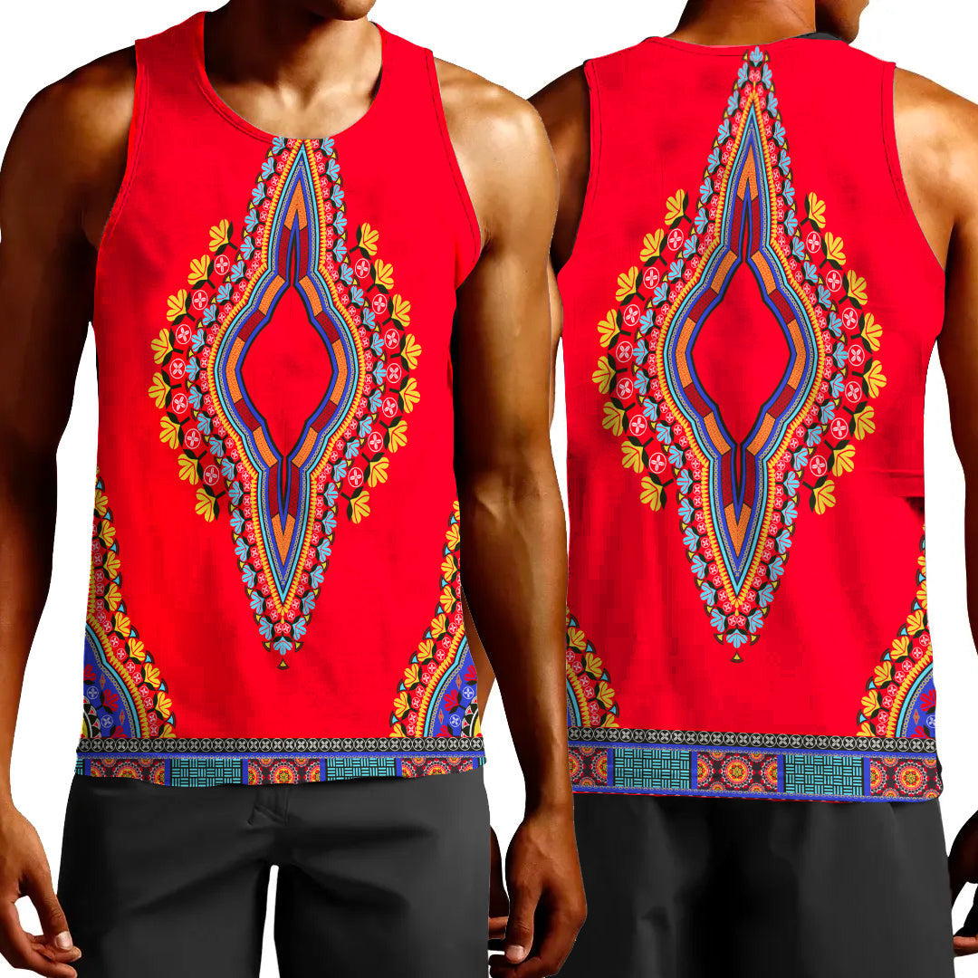 Clothing Neck Dashiki Africa Tank Top