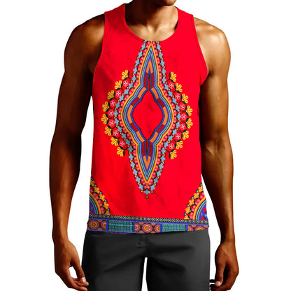 Clothing Neck Dashiki Africa Tank Top