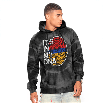 Hoodie Custom Armenia It'S In My Dna Tie Dye Style