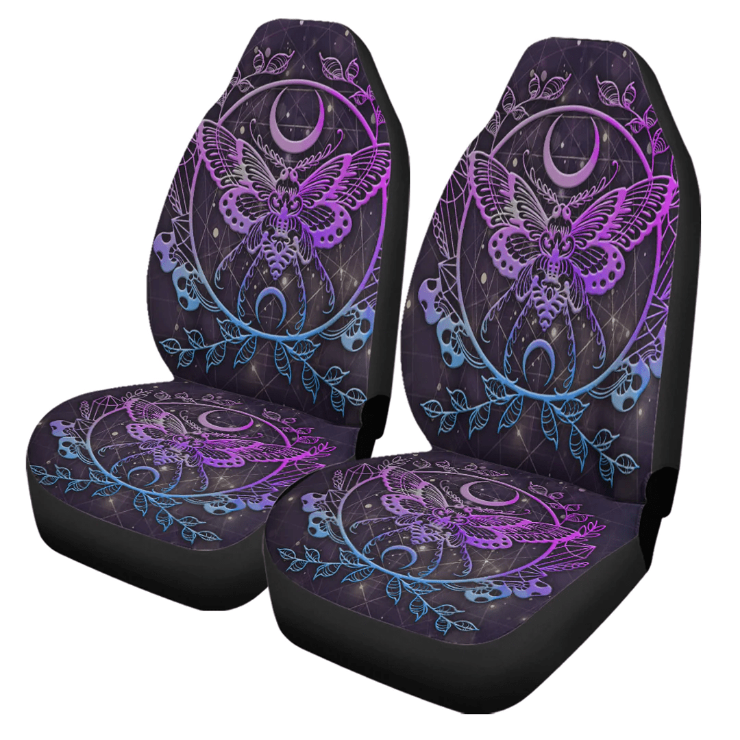 Car Seat Covers Moth Witch Car Seat Covers