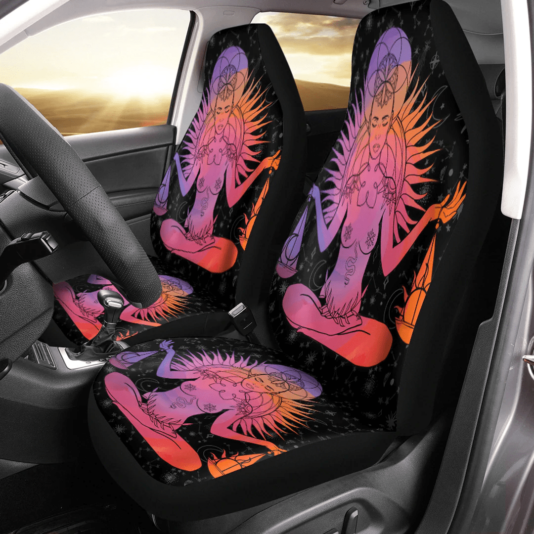 Maori 2021 Car Seat Covers Purple Aotearoa Tattoo