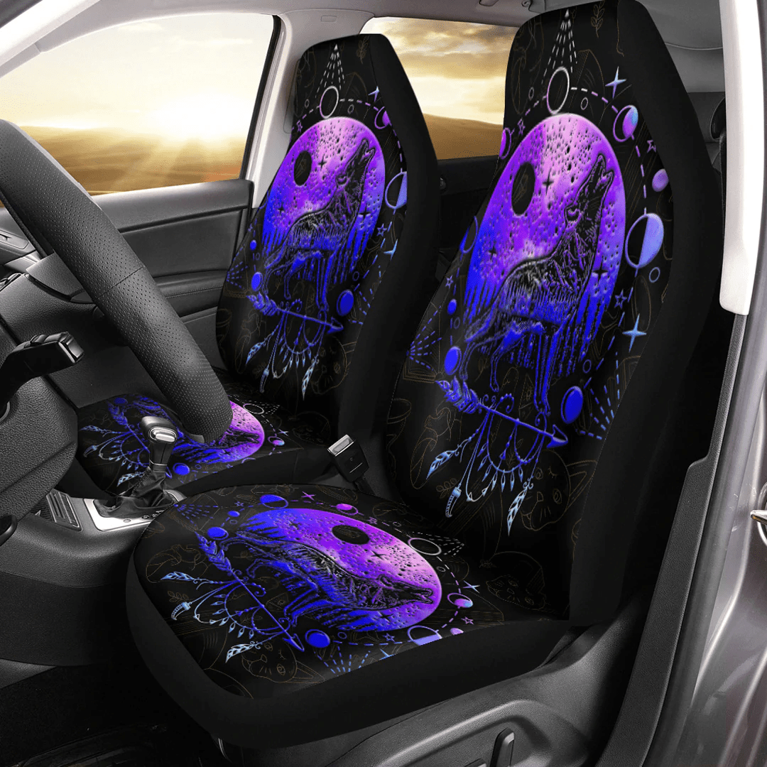 Maori 2021 Car Seat Covers Purple Aotearoa Tattoo