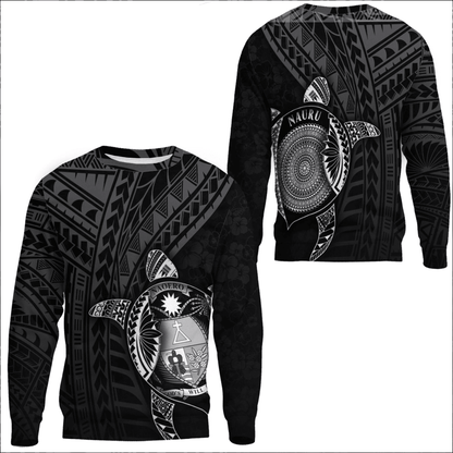 Clothing Nauru Polynesia Turtle Coat Of Arms Sweatshirts
