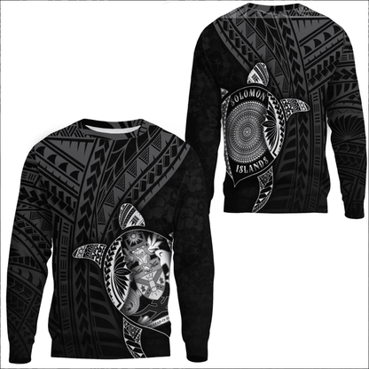 Clothing Solomon Islands Polynesia Turtle Coat Of Arms Sweatshirts