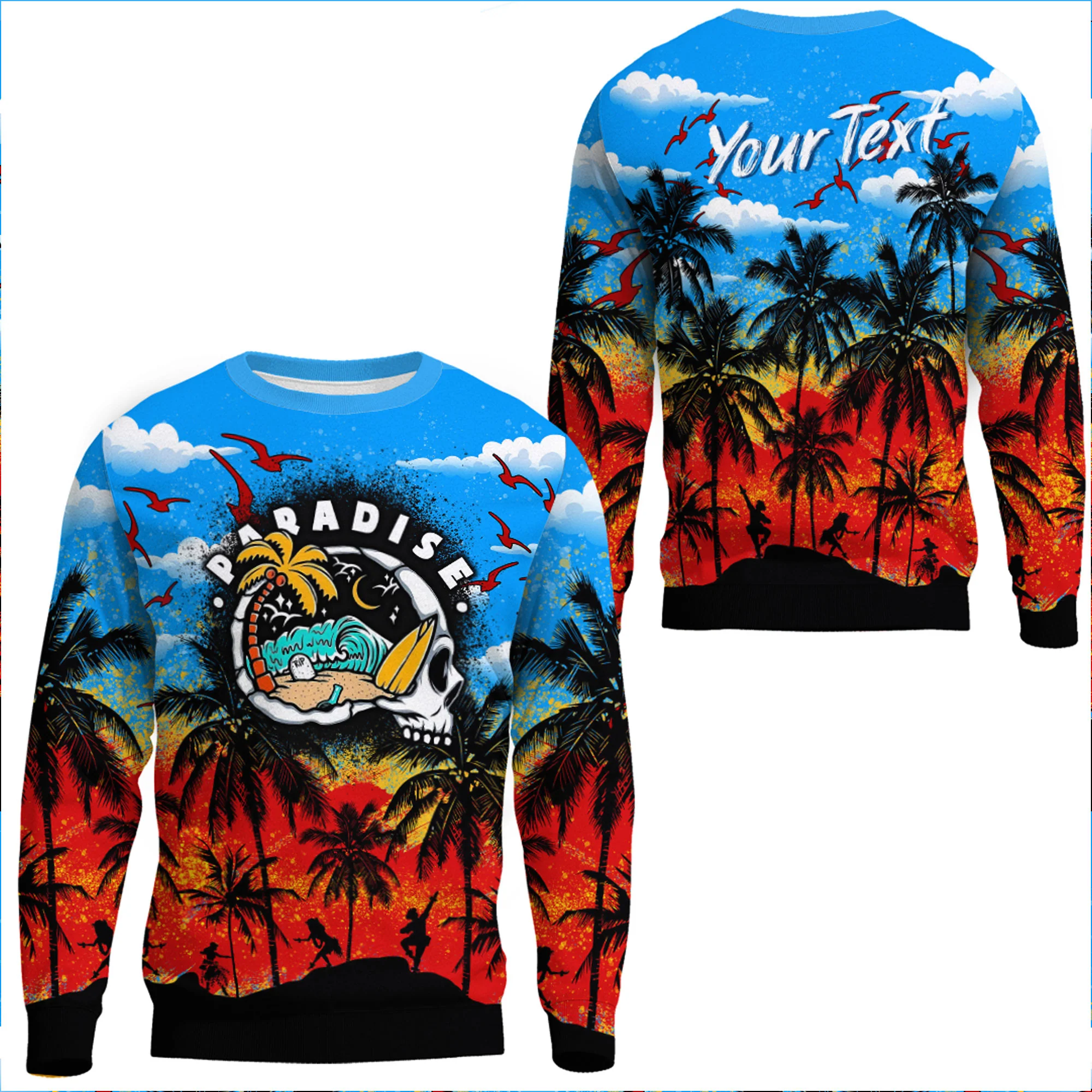 Clothing Paradise Summer Vibes Sweatshirts