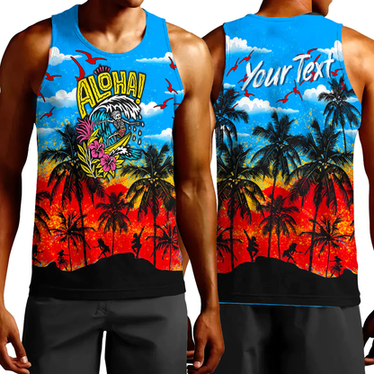 Clothing Aloha Surfing Summer Vibes Tank Top