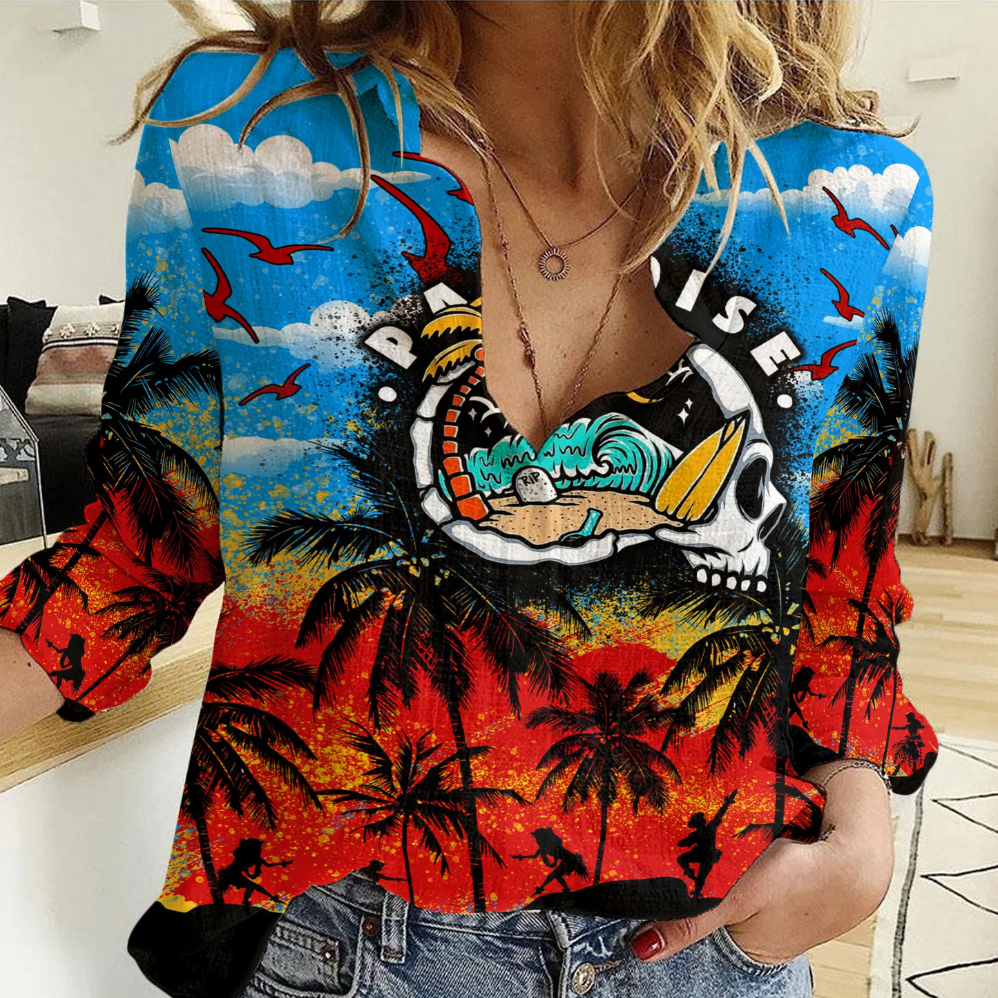Clothing Paradise Summer Vibes Women Casual Shirt