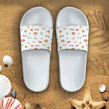 Sandal Summer Pattern Fresh Bright Color Slide Sandal