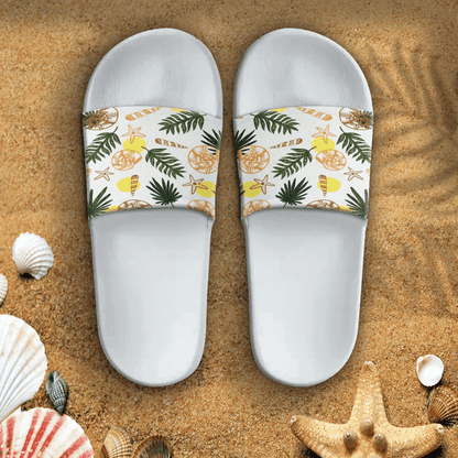 Sandal Summer Pattern Sea Snail Slide Sandal