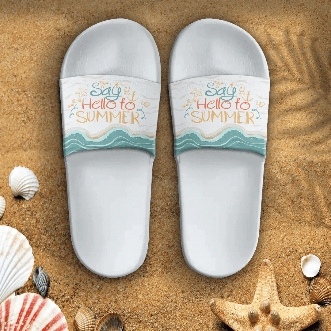 Sandal Say Hello To Summer! Slide Sandal