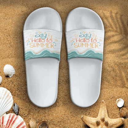 Sandal Say Hello To Summer! Slide Sandal