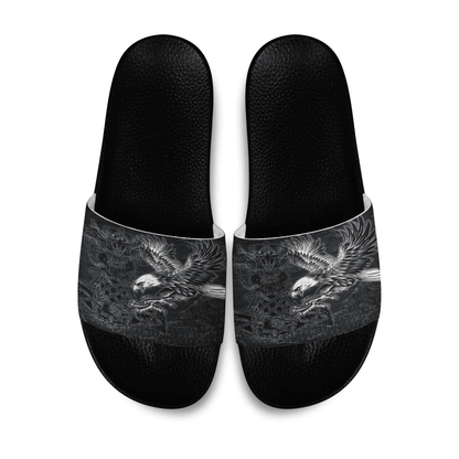 Slide Sandals Raven Mjolnir Viking Slide Sandals