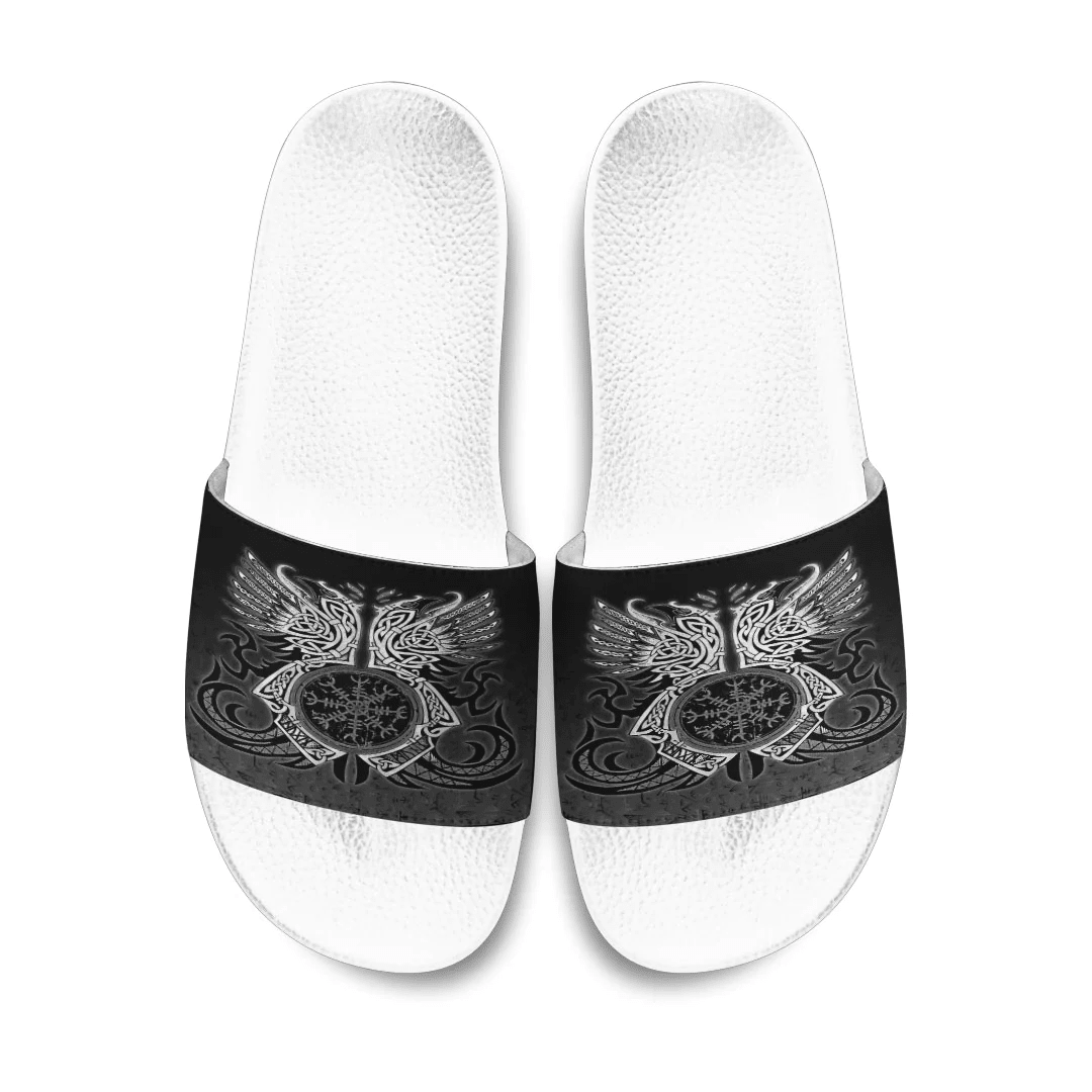 Slide Sandals Two Raven Cletic Viking Slide Sandals