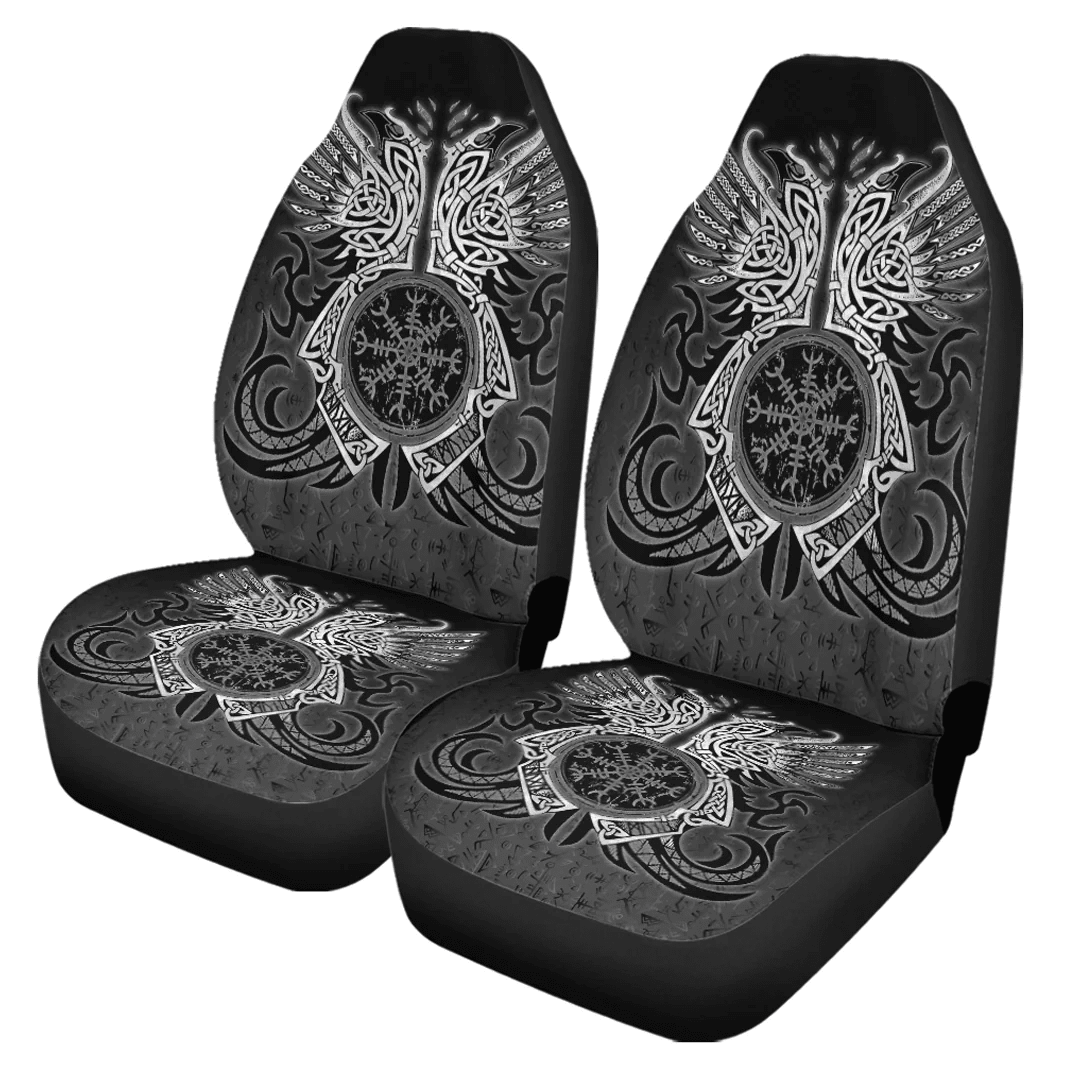 Car Seat Covers Two Raven Cletic Viking Car Seat Covers