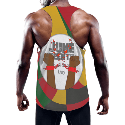 Clothing Hand Flag Juneteenth Chemistry Men's Slim Y Back Muscle Tank Top