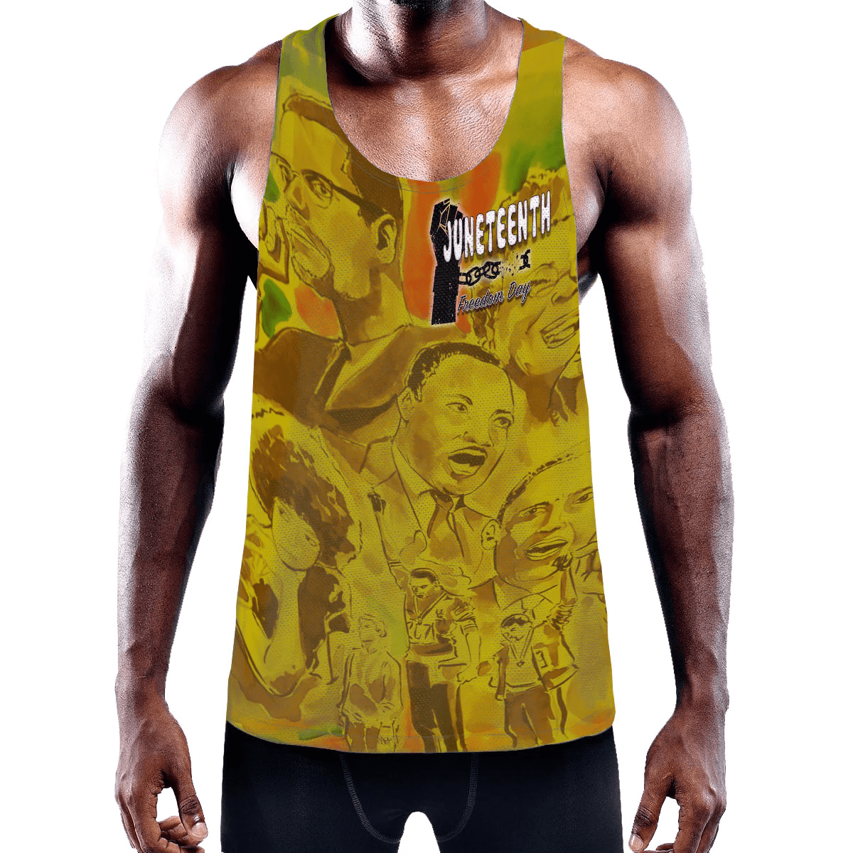 Clothing Hands Juneteenth Chemistry Men's Slim Y Back Muscle Tank Top
