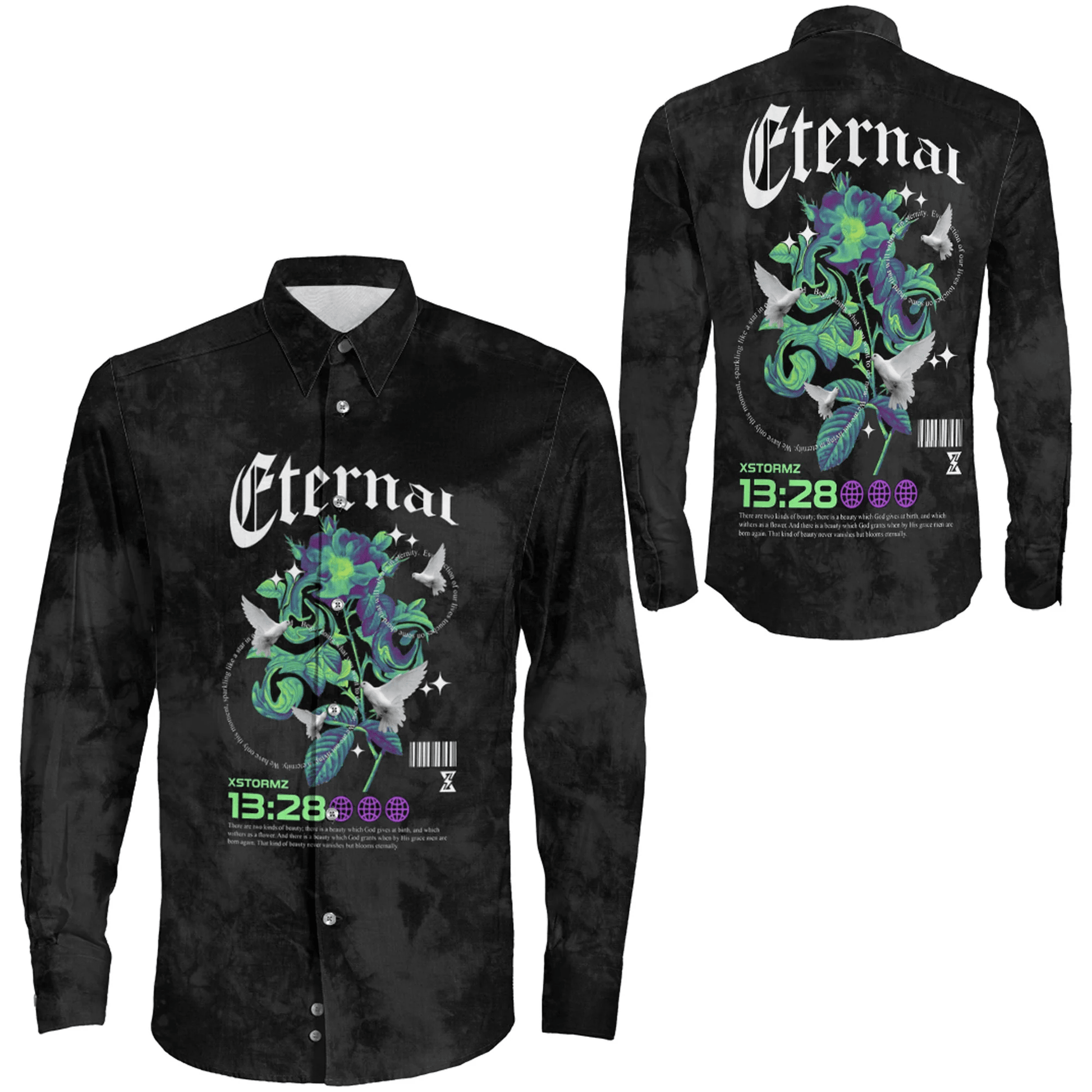 Clothing Eternal Long Sleeve Button Shirt