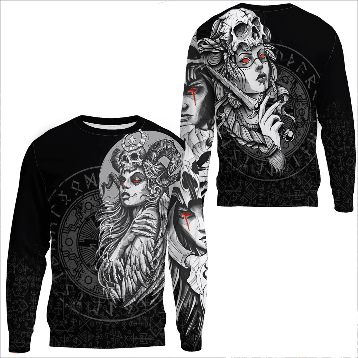 Clothing Valkyries Skull Sweatshirts