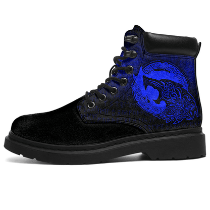 Boots Fenrir Vikingd Tattoo Blue All Season Boots
