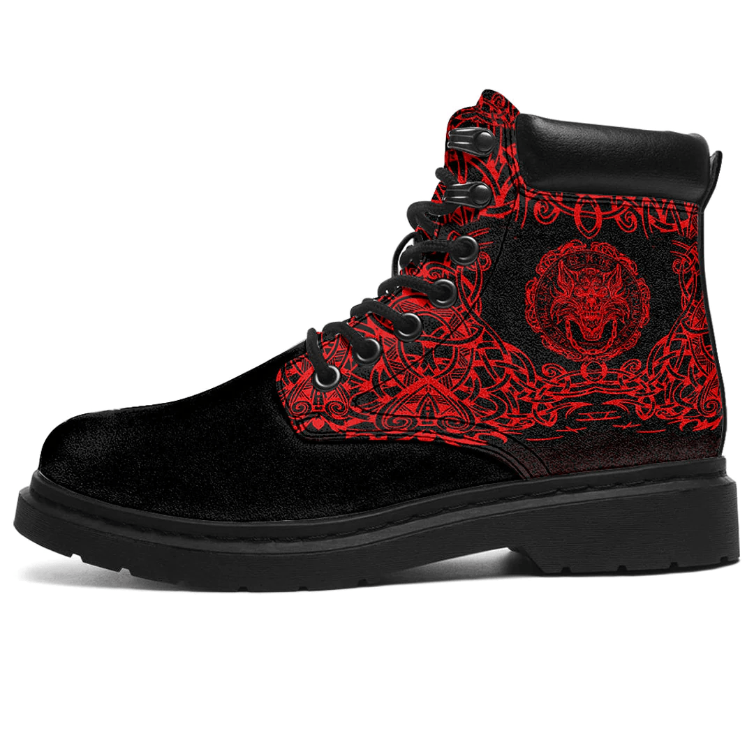 Boots Fenrir Vikingd Red All Season Boots