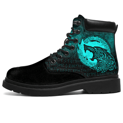Boots Fenrir Vikingd Tattoo Cyan All Season Boots