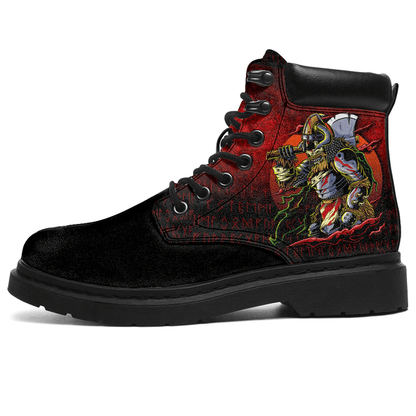 Boots Samurai Viking Warrior Ronin Berserk Armor Axe All Season Boots