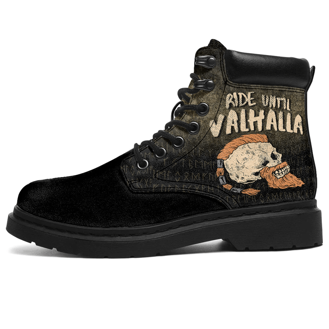 Boots Motorcycle Viking Ride Until Valhalla Rider All Season Boots