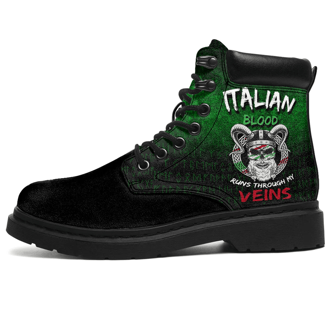 Boots Italian Blood Runs Through My Veins All Season Boots