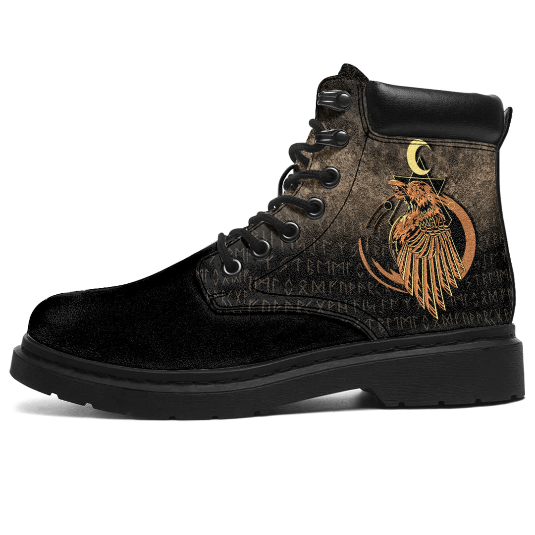 Boots Raven Viking Warrior Valhalla Norse All Season Boots