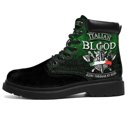 Boots Italian Blood Runs Through My Veins All Season Boots
