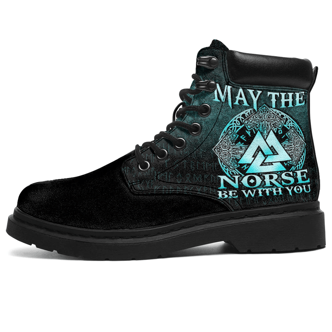 Boots May The Norse Be With You Viking Cyan All Season Boots