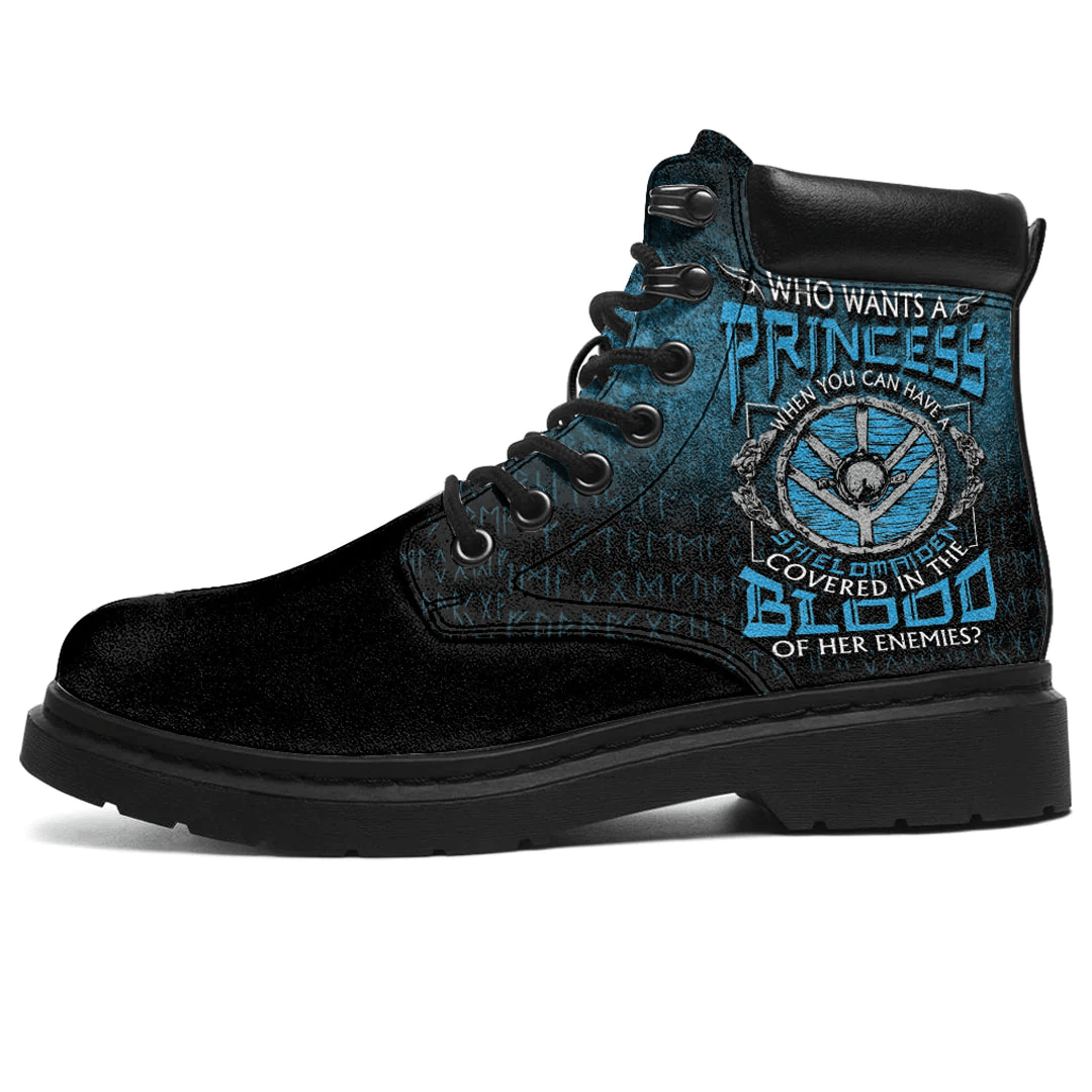 Boots Shieldmaiden Coverd In The Blood All Season Boots