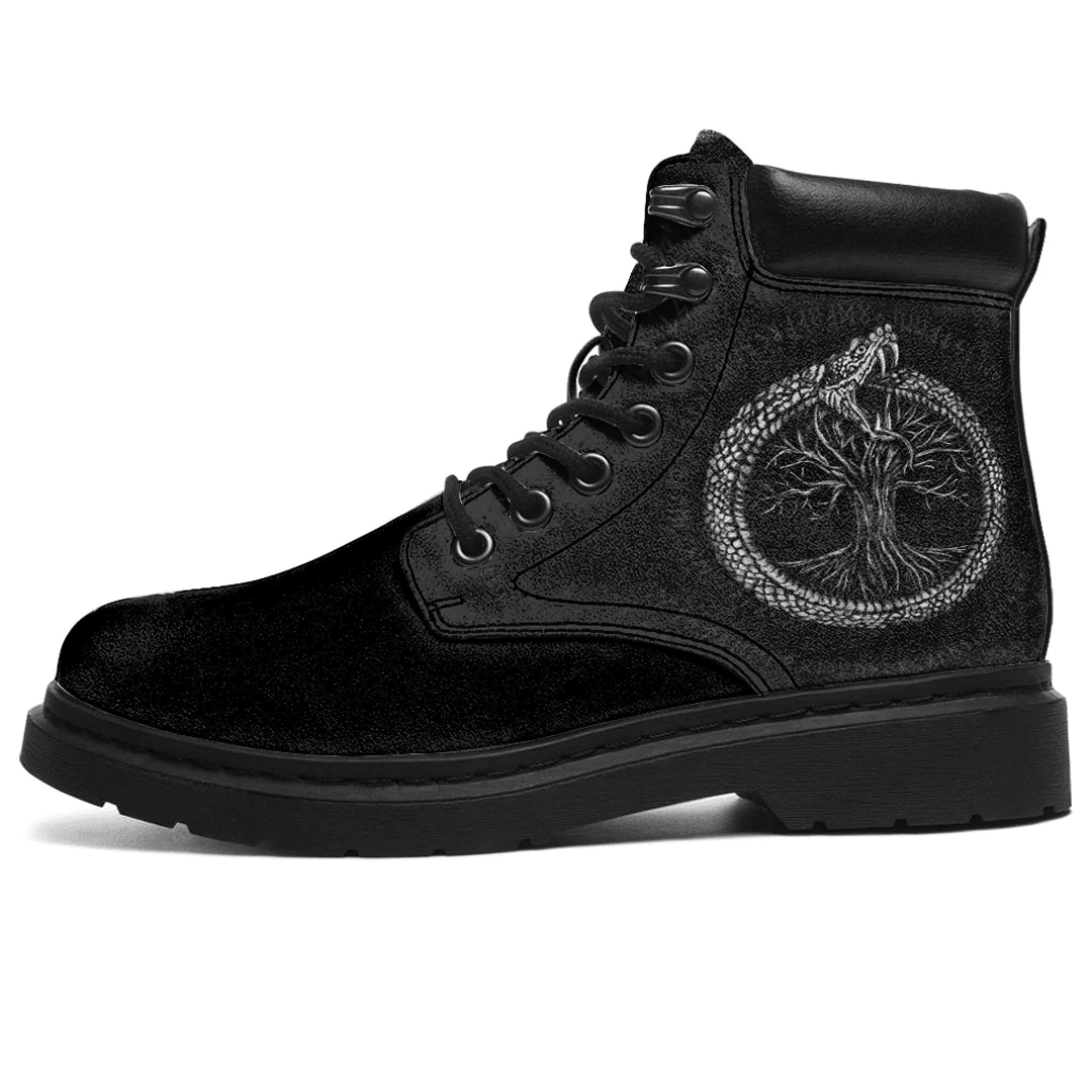 Boots Ouroboros With Tree Of Life All Season Boots