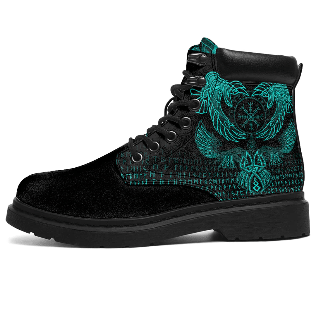 Boots Raven Of Odin Cyan All Season Boots