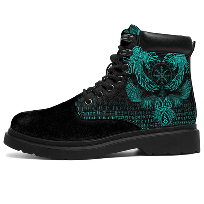 Boots Raven Of Odin Cyan All Season Boots