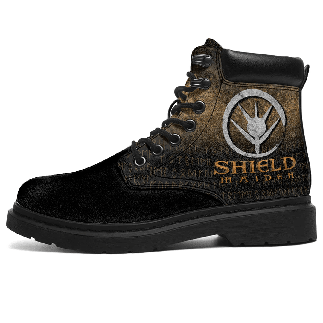 Boots Shield Maiden Viking Valkyrie Norse All Season Boots