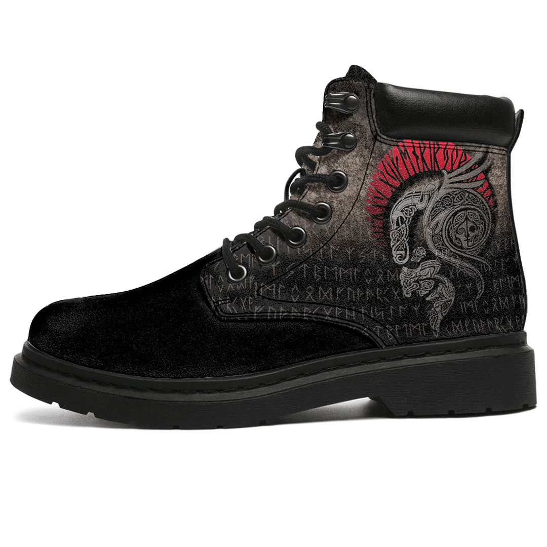 Boots Vikings Loki Red All Season Boots